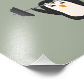 Impression Photo Penguin Weightlifting (Coin)