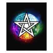 Impression Photo pentagramme du Wiccan (Devant)