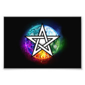 Impression Photo pentagramme du Wiccan (Devant)