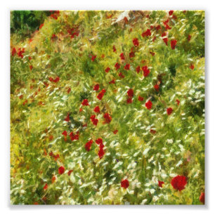 Impression Photo Pépites Pointillisme Style Art Abstrait