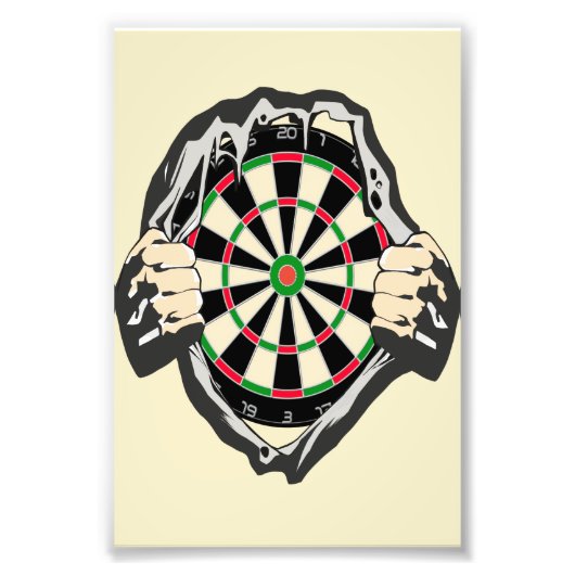 Impression Photo Percée vers le Bullseye - Ultimate Dartboard (Devant)