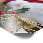 IMPRESSION PHOTO PÈRE NOËL DE NOËL DÉCORATIF (Coin)