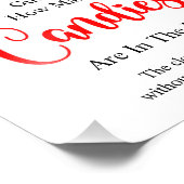 Impression Photo Père Noël Devine Combien De Candies Jeu Signe (Coin)