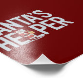 Impression Photo Père Noël Helper Christmas (Coin)