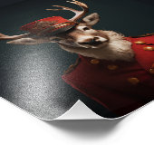 Impression Photo Père Noël Reindeer (Coin)