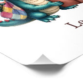 Impression Photo Personalize Baby Dragon Art Print Custom Kids Room (Coin)