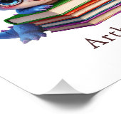 Impression Photo Personalize Dragon Art Print Custom Name Kids Room (Coin)