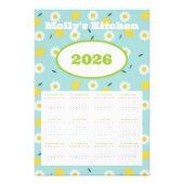 Impression Photo Personalized 2026 Calendar (Devant)