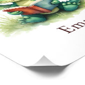 Impression Photo Personalized Baby Dragon Art Print Custom Nursery (Coin)