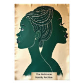 Impression Photo Personalized Black History Archive Collage (Devant)