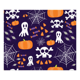 Impression Photo Personnages amusants et effrayants d'Halloween
