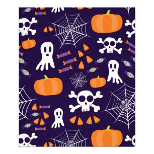 Impression Photo Personnages amusants et effrayants d'Halloween