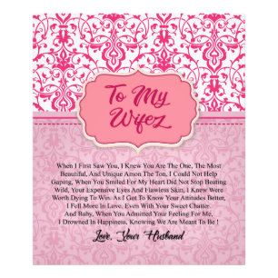 Impression Photo Personnalisé À Ma Femme   Idea Valentine Cadeaux