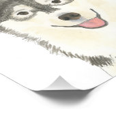 Impression Photo Personnalisé Pomsky Art (Coin)