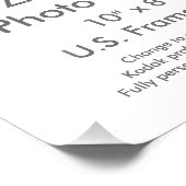 Impression photo personnalisée de 10 po × 8 po (fo (Coin)