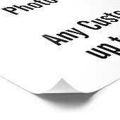 Impression photo personnalisée de 10 po x 6 po (ou (Coin)