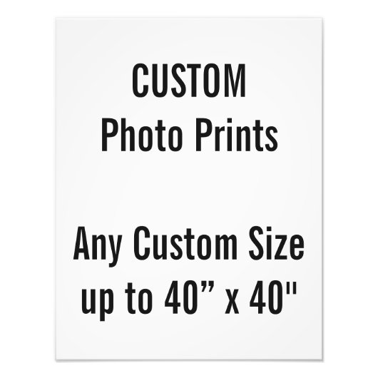 Impression photo personnalisée de 14 po x 18 po (o (Devant)