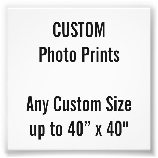 Impression photo personnalisée de 4 po x 4 po (ou  (Devant)