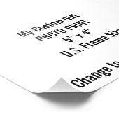 Impression photo personnalisée de 6 po x 4 po (for (Coin)