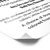 Impression photo personnalisée - Horizontal 10" x (Coin)