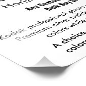 Impression photo personnalisée - Horizontal 12" x  (Coin)