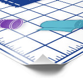 Impression Photo Personnalisez l'étiquette Temps du patchwork (Coin)