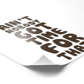 Impression Photo Personne n'a eu le temps pour ça (Coin)