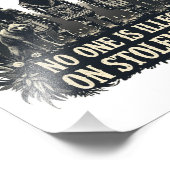 Impression Photo Personne N'Est Illégal Sur Les Terres Volées Améri (Coin)