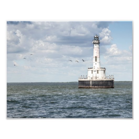 Impression Photo Peshtigo Reef Lighthouse Imprimer (Devant)