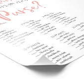 Impression Photo Pétales & Prosecco Qu'est-ce qu'il y a dans votre (Coin)