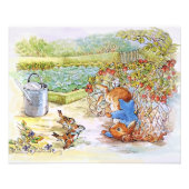 Impression Photo Peter le lapin Tumbling dans Vegie Patch (Devant)