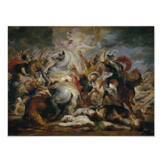 Impression Photo Peter Paul Rubens - La mort de Décius Mus (Devant)
