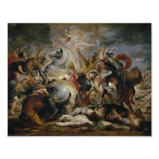 Impression Photo Peter Paul Rubens - La mort de Décius Mus (Devant)