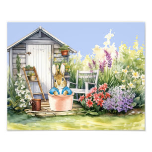 Impression Photo Peter the Rabbit Garden Shed