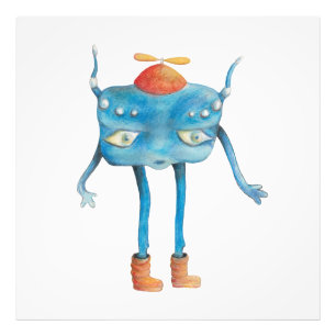 Impression Photo Petit Alien Pi