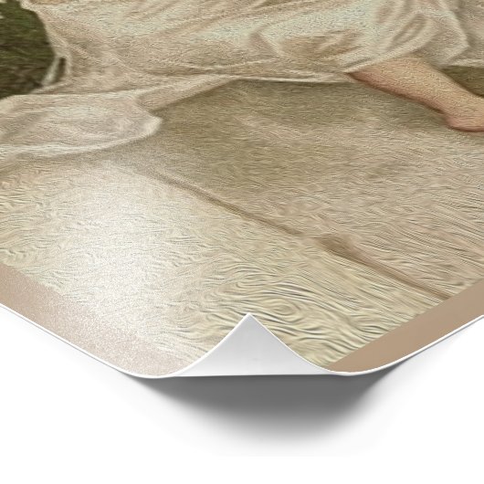 Impression Photo Petit ange et papillons (Coin)