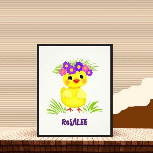 Impression Photo Petit canard mignon