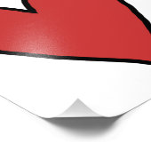 Impression Photo Petit Coeur rouge d'amour 10 (Coin)