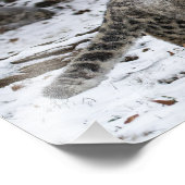 Impression Photo Petit-déjeuner léopard des neiges (Coin)