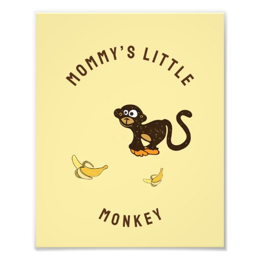 Impression Photo Petit singe (Devant)