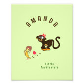 Impression Photo Petit singe (Devant)