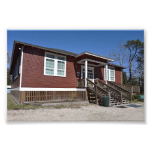 Petite école rouge, île Dauphin, Alabama