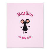 Impression Photo Petite souris (Devant)