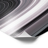 Impression Photo Petites particules dans SaturnĂ`s bagues (Coin)