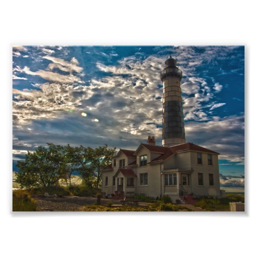 Impression Photo Phare de Big Sable Point, Michigan (Devant)