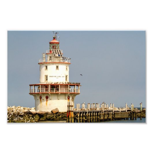 Impression Photo Phare de Brandywine Shoal (Devant)