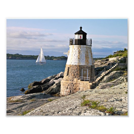 Impression Photo Phare de Castle Hill, Rhode Island (Devant)