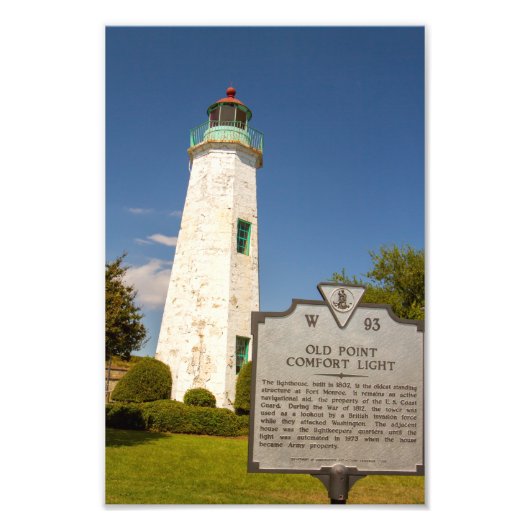 Impression Photo Phare de confort Old Point (Devant)