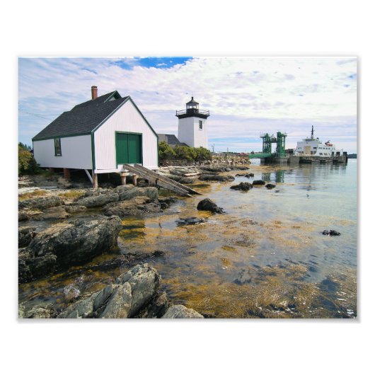Impression Photo Phare de Grindpoint, Maine (Devant)