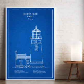 Impression Photo Phare de Heceta Head - Oregon - AD